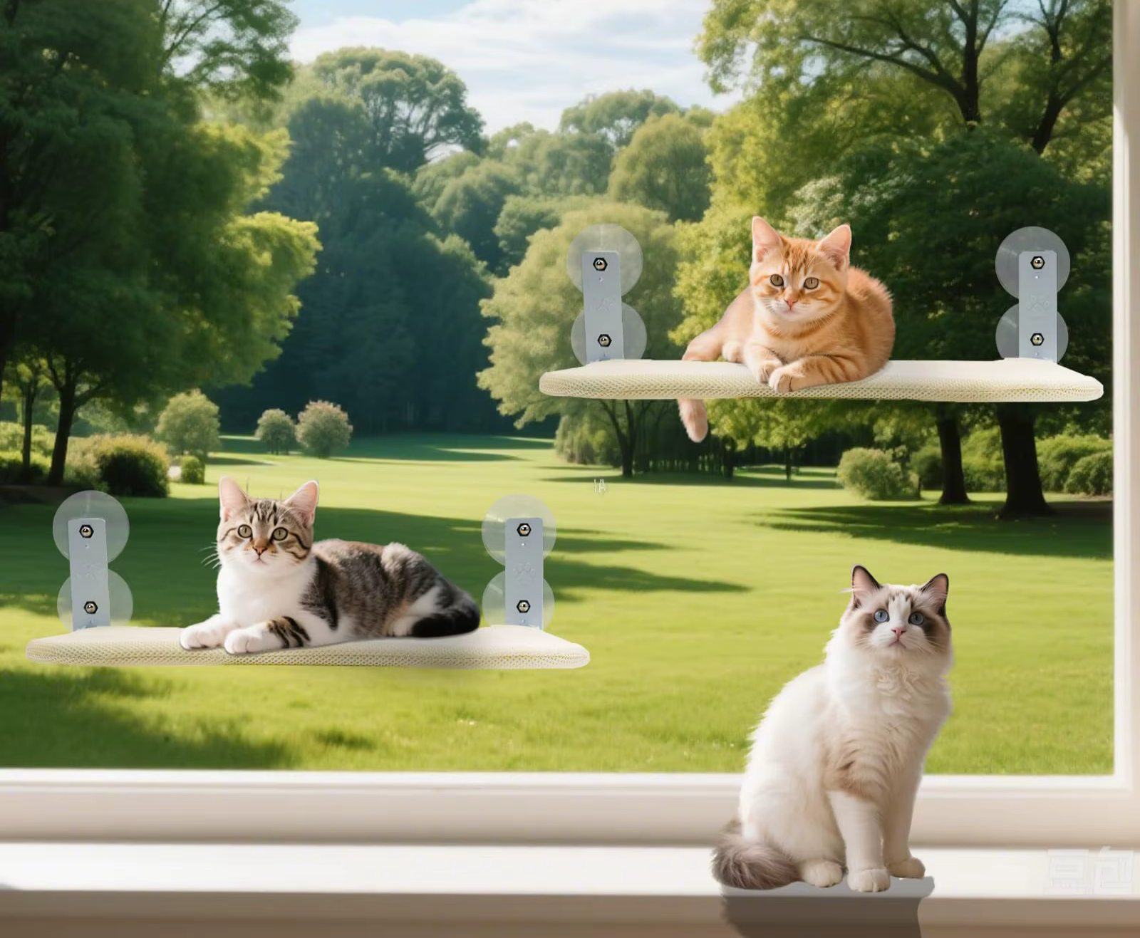 Hamac fenêtre pour chat - Installation express
– Movance