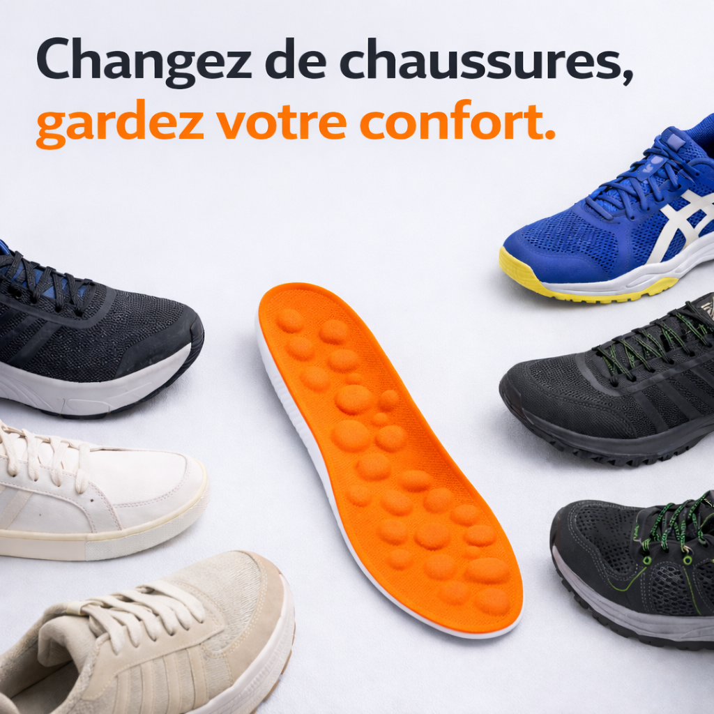MOVANCE ™ – Semelles de confort adaptées aux sportifs